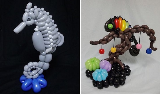 مخلوقات بحرية بالغة الإتقان وشجرة من البالونات -اليوم السابع -6 -2015