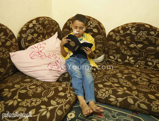 	الطفل محمد مصطفى ضحية كلب الهرم -اليوم السابع -6 -2015