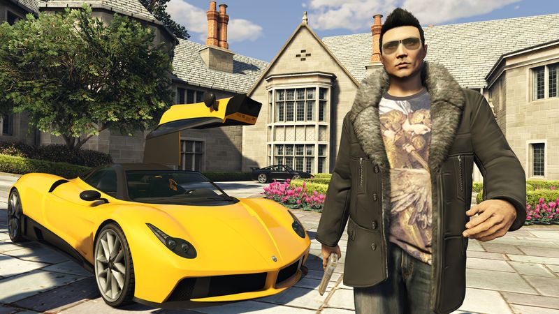 سيارات رياضية فى لعبة Grand Theft Auto V -اليوم السابع -6 -2015