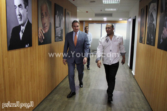السفير الهولندى وخالد صلاح رئيس التحرير -اليوم السابع -6 -2015