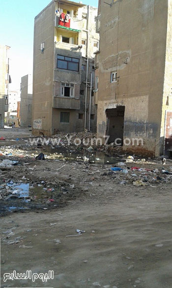  أهالى منطقة البوسطة يشكون من مياه الصرف الصحى -اليوم السابع -6 -2015