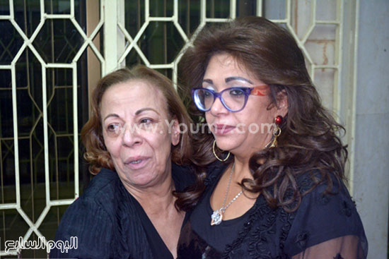 نادية عزيز وحرم المخرج الراحل -اليوم السابع -6 -2015