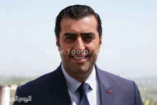 باسم ياخور فى كواليس التصوير -اليوم السابع -6 -2015