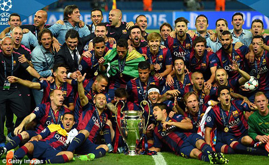  برشلونة يتوج باللقب الخامس لدورى الأبطال  -اليوم السابع -6 -2015