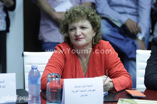  رئيسة مهرجان السينما العربية بباريس  -اليوم السابع -6 -2015