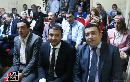 تكريم اليوم السابع فى احتفالية يوم الإعلاميين بحزب مستقبل وطن بالإسكندرية (19)