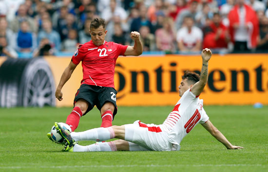مباراة سويسرا وألبانيا (9)