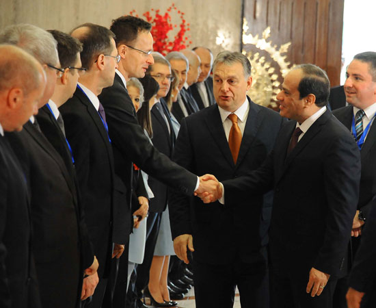  الرئيس السيسي ورئيس وزراء المجر  (1)