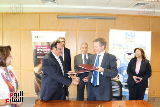 جامعة النيل توقع بروتوكول تعاون مع المجلس الثقافى البريطانى (7)