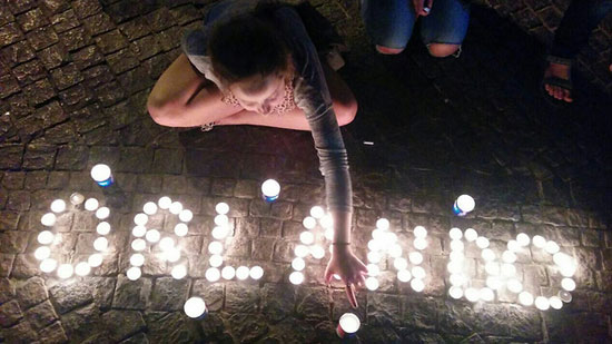 المثليون فى إسرائيل يتضامنون مع ضحايا حادث أورلاندو (1)
