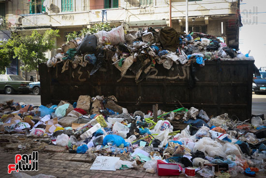 انتشار القمامه بالإسكندرية (10)