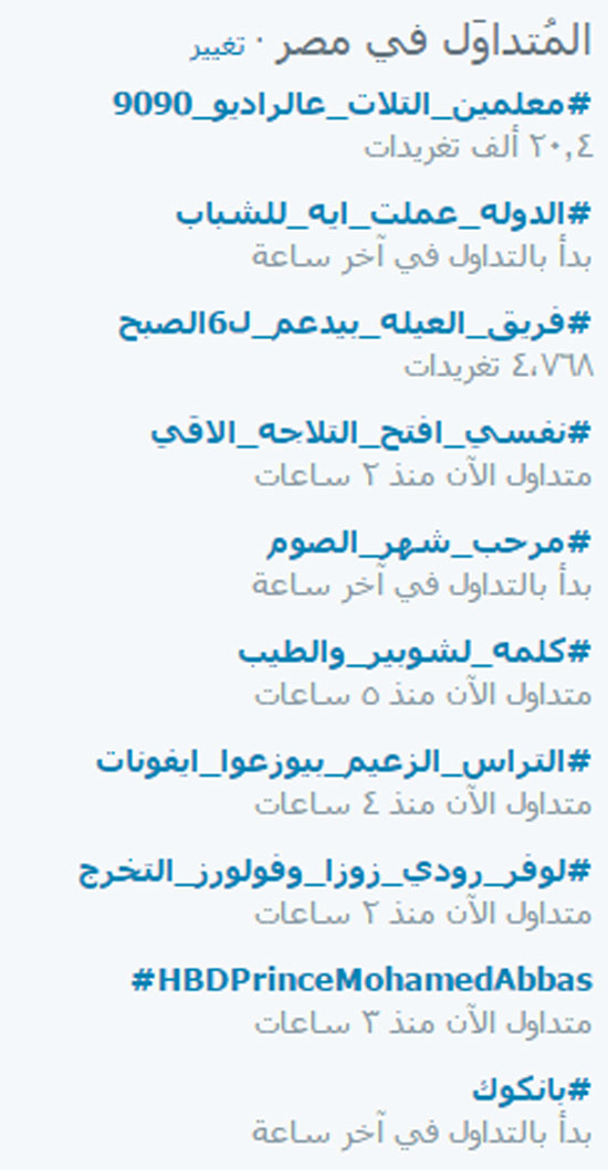 تدشين هاشتاج بانكوك على تويتر..والمغردونعمليات منظمة ضد مصر للطيران (2)
