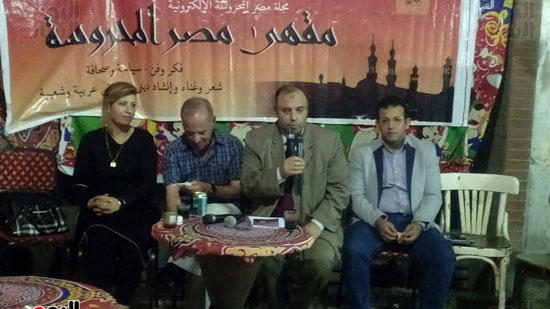 مقهى مصر المحروسة يؤكد ثورات الربيع العربى أضرت بالقضية الفلسطينية (1)