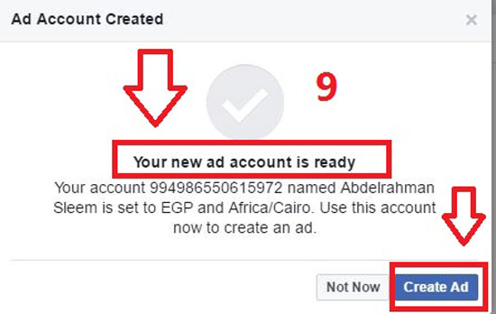خطوة بخطوة كيف تعلن على فيس بوك بالجنيه المصرى (6)