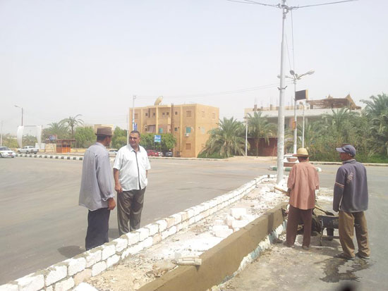  مشروع استكمال رصف الطريق الدائرى حول مدينة موط (1)