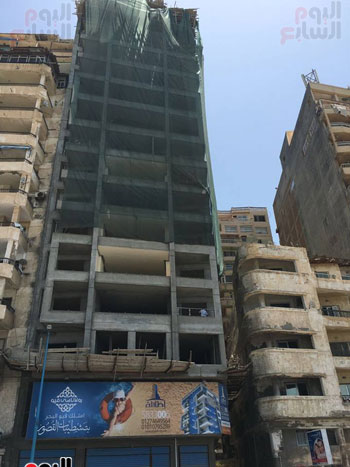  محافظة الإسكندرية تشن حملات لمواجهة البناء المخالف (1)