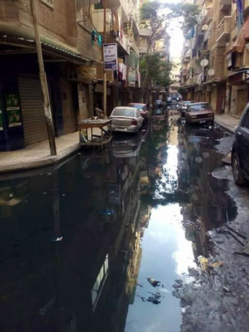 الصرف الصحى بشوارع الإسكندرية (3)