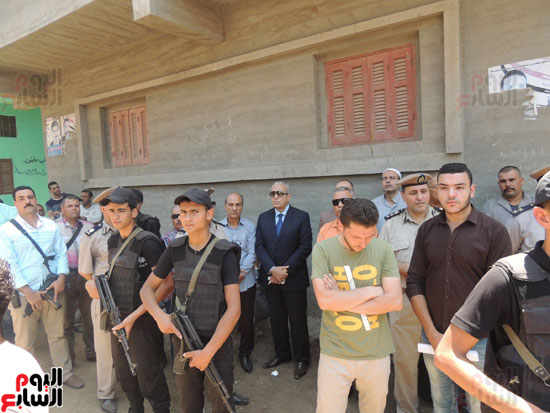 تشييع جثمان أمين شرطة بالدقهلية استشهد فى شمال سيناء (13)