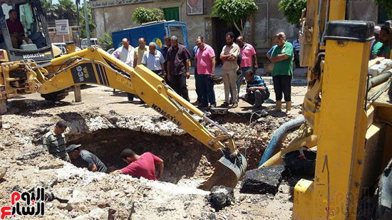 مياه الإسكندرية قطع المياه بالأزاريطة لحين إنهاء أعمال الإصلاح (1)