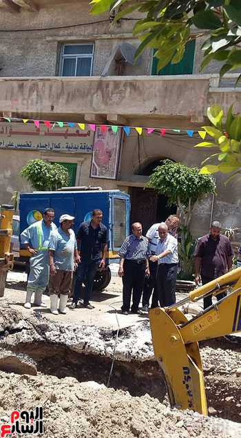 مياه الإسكندرية قطع المياه بالأزاريطة لحين إنهاء أعمال الإصلاح (2)
