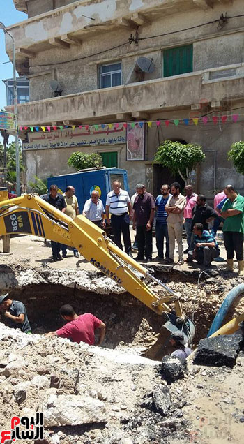 مياه الإسكندرية قطع المياه بالأزاريطة لحين إنهاء أعمال الإصلاح (4)