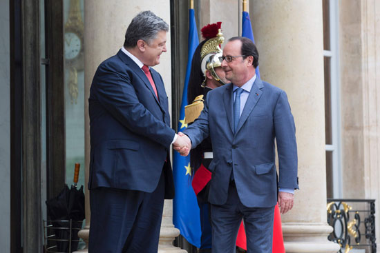 هولاند يجتمع مع الرئيس الأوكرانى فى باريس (3)