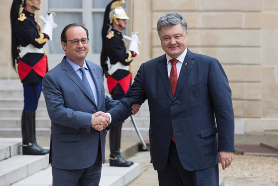 هولاند يجتمع مع الرئيس الأوكرانى فى باريس (4)