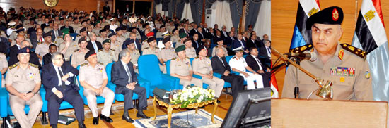 وزير الدفاع يشهد تخريج دفعة جديدة من أكاديمية ناصر العسكرية العليا (2)