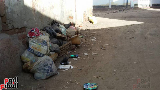 تراكم-أكوام-القمامة-فى-قرية-نشا-بمحافظة-الدقهلية--(2)
