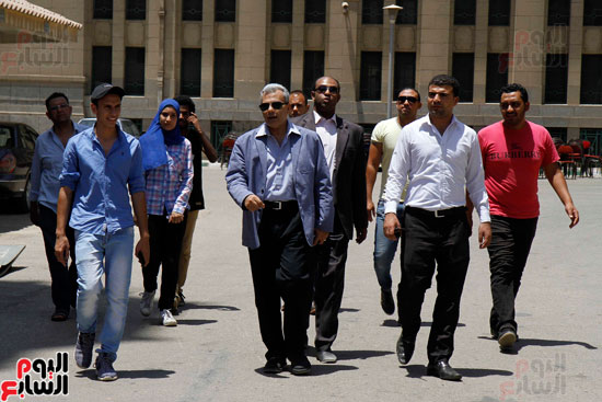 جابر نصار يتفقد الاستعدادات الأخيرة لحفل سحور جامعه القاهرة (1)