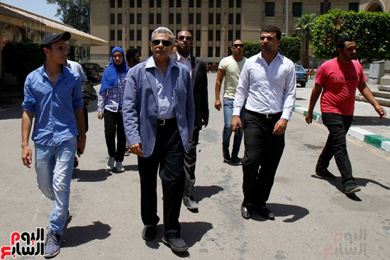 جابر نصار يتفقد الاستعدادات الأخيرة لحفل سحور جامعه القاهرة (2)
