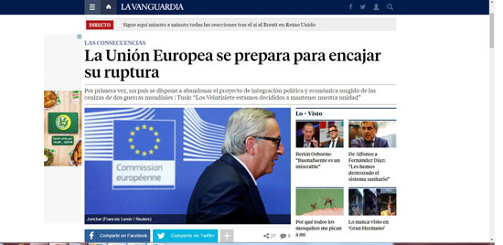 صحيفة لابانجورديا الإسبانية