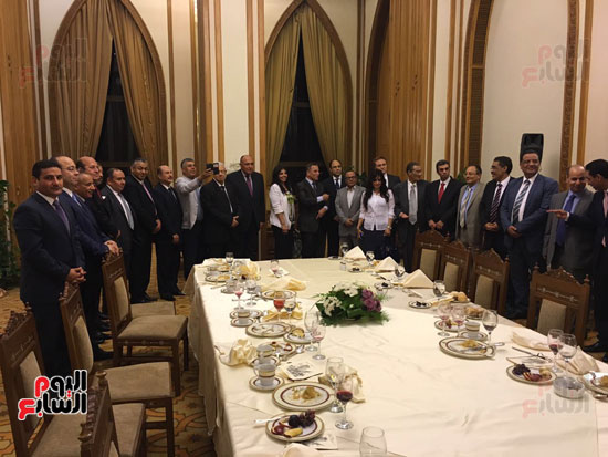 سامح شكرى خلال حفل إفطار رؤساء التحرير والإعلاميين (2)