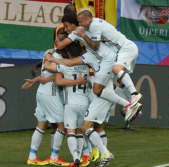 بلجيكا تكتسح المجر برباعية وتتأهل لربع نهائى يورو 2016 (4)