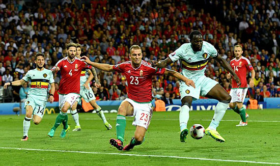 بلجيكا تكتسح المجر برباعية وتتأهل لربع نهائى يورو 2016 (9)