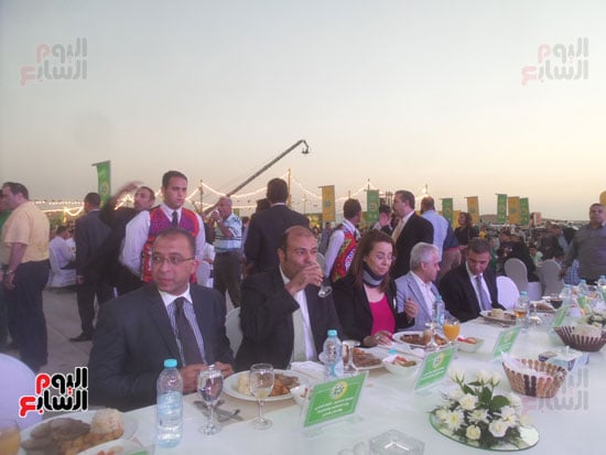 خالد حنفى خلال مشاركته فى حفل الإفطار (2)