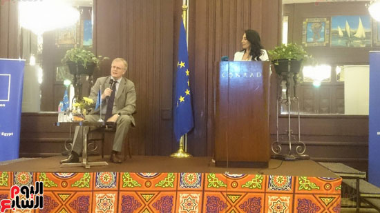 جيمس موران سفير الاتحاد الأوروبى بالقاهرة