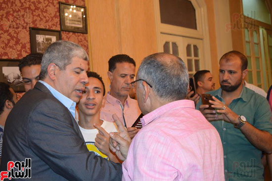 أبوريدة وشوبير يحضران حفل إفطار الشامى ببلدية المحلة (3)