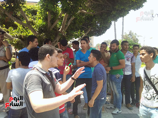 مظاهرات طلاب الثانوية العامة، كفر الشيخ، طلاب ثانوية العامة، تظاهر (2)