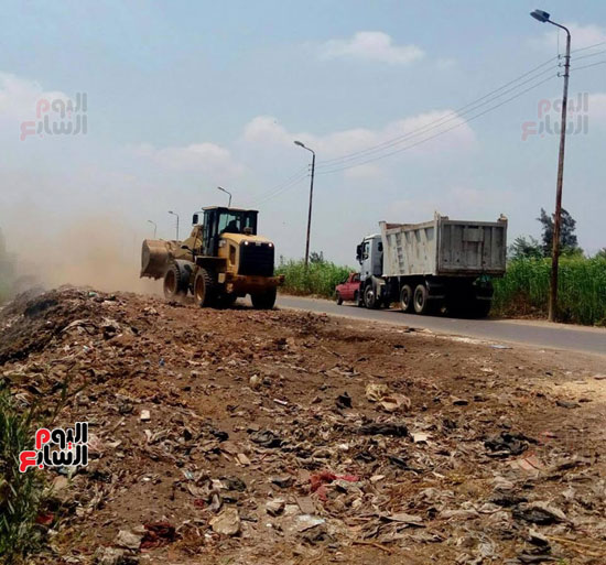من أجل مصر تبدأ حملاتها الخدمية بالمحافظات بتنظيف الطرق السريعة بالبحيرة (2)