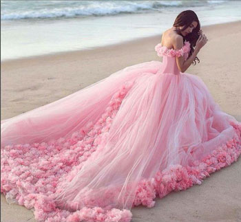 فساتين زفاف pink (5)
