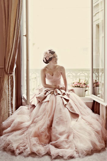 فساتين زفاف pink (7)