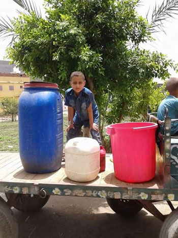 قلة مياه الشرب فى قرية البكوات (3)