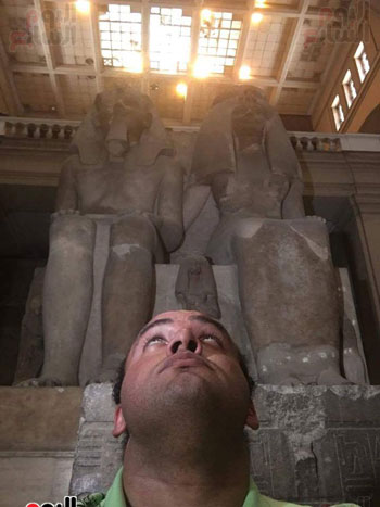 اسطورة السومو يبدأ دعم السياحة بالأهرامات والمتحف المصرى (5)