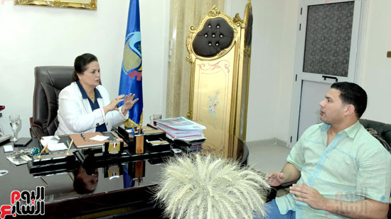 حوار مع لمهندسة نادية عبده نائب محافظ البحيرة (1)