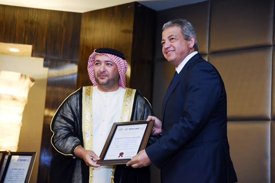 المؤسسة العربية للتنمية تكرم وزير الشباب والرياضة ضمن أقوى 20 شخصية (4)