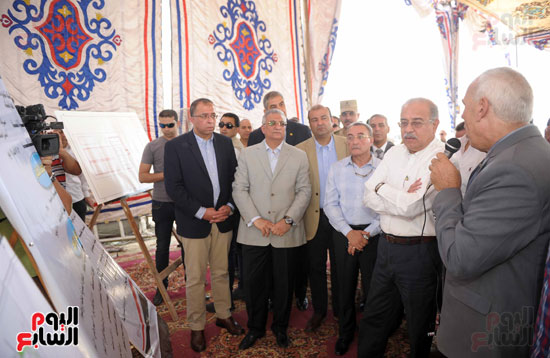 زيارة رئيس الوزراء الى محافظة الغربية  (3)