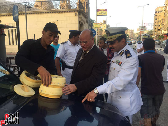 مدير أمن القاهرة يتفقد الخدمات الأمنية ويتناول الإفطار مع المجندين (6)