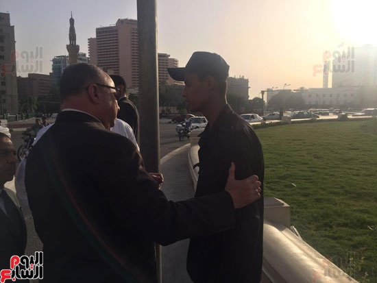 مدير أمن القاهرة يتفقد الخدمات الأمنية ويتناول الإفطار مع المجندين (7)