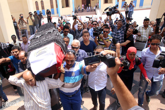 	تشييع جثمان الراحل عمر الشريف -اليوم السابع -7 -2015